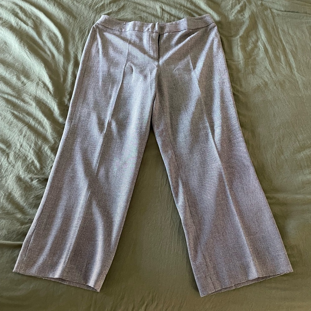 Rafaella Gray Straight Leg Pants